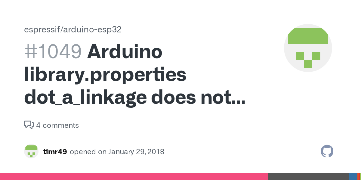 Arduino library.properties dot_a_linkage does not (quite) work · Issue