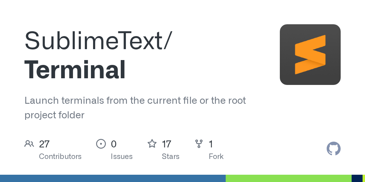 GitHub SublimeText/Terminal Launch terminals from the current file