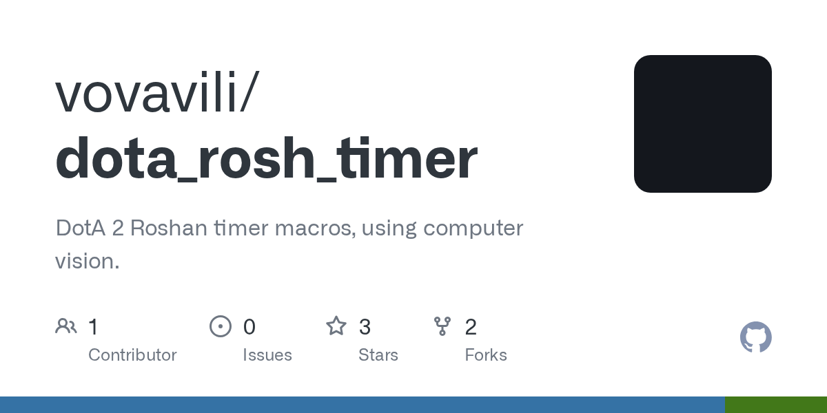 GitHub vovavili/dota_rosh_timer DotA 2 Roshan timer macros, using