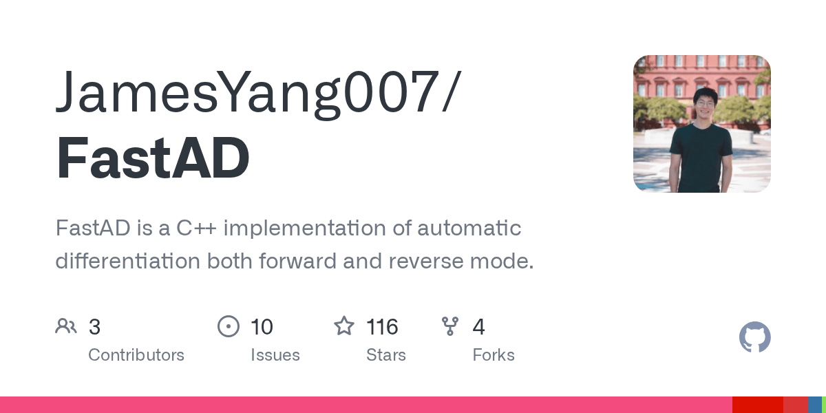 GitHub JamesYang007/FastAD FastAD is a C++ implementation of