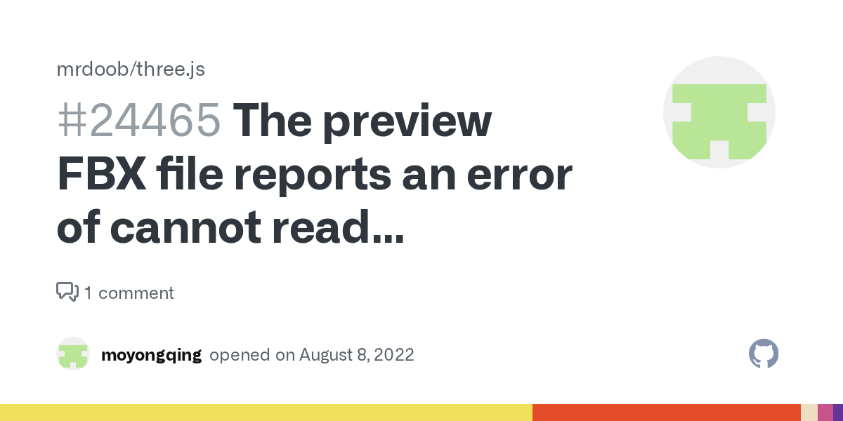 The preview FBX file reports an error of cannot read properties of undefined (reading 'UUID