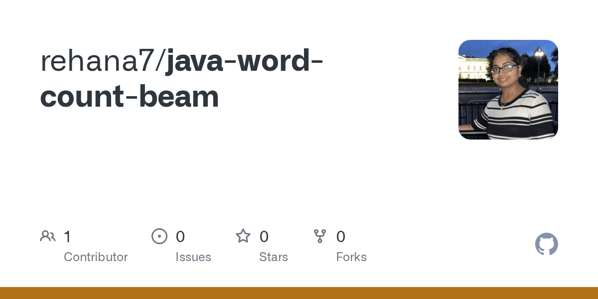 GitHub rehana7/javawordcountbeam