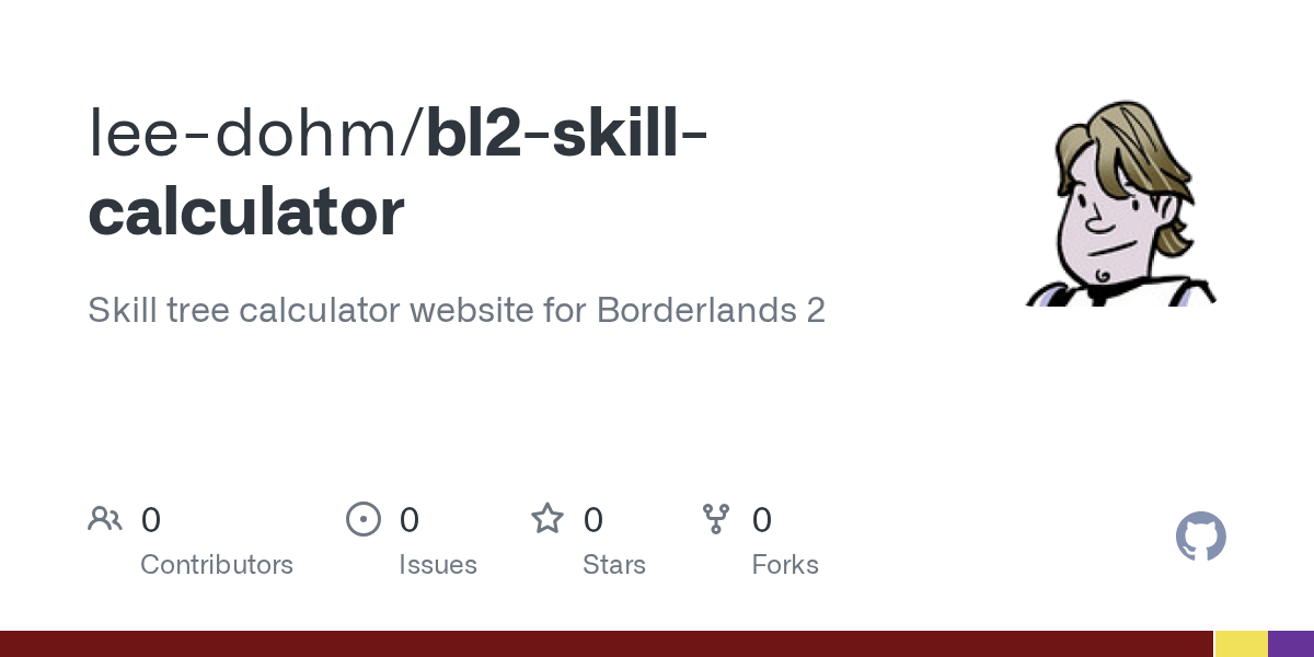 GitHub leedohm/bl2skillcalculator Skill tree calculator website