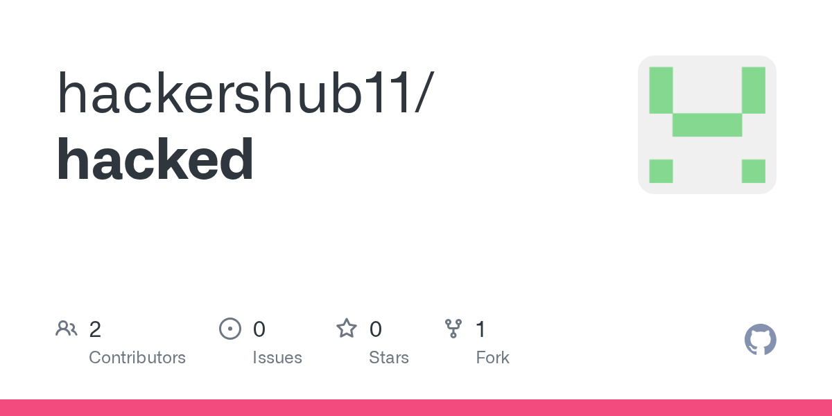 GitHub hackershub11/hacked