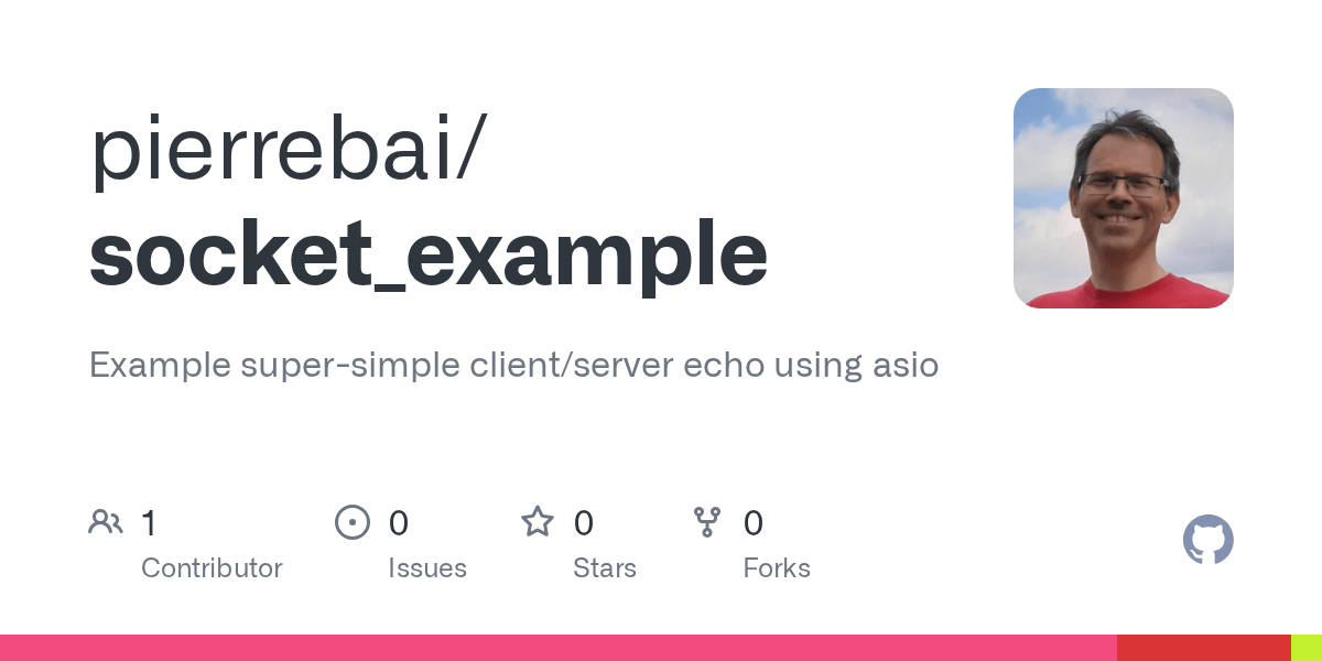 GitHub pierrebai/socket_example Example supersimple client/server