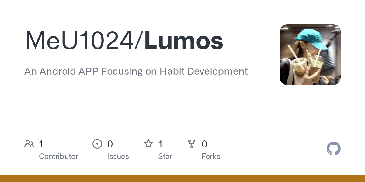 GitHub MeU1024/Lumos An Android APP Focusing on Habit Development