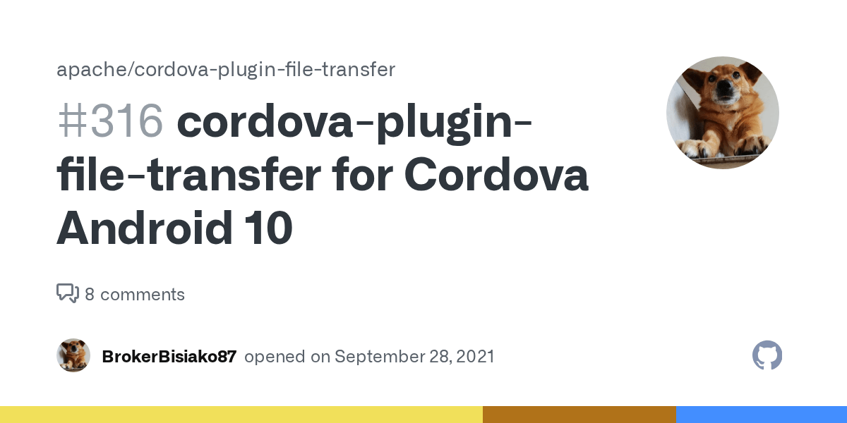 cordovapluginfiletransfer for Cordova Android 10 · Issue 316