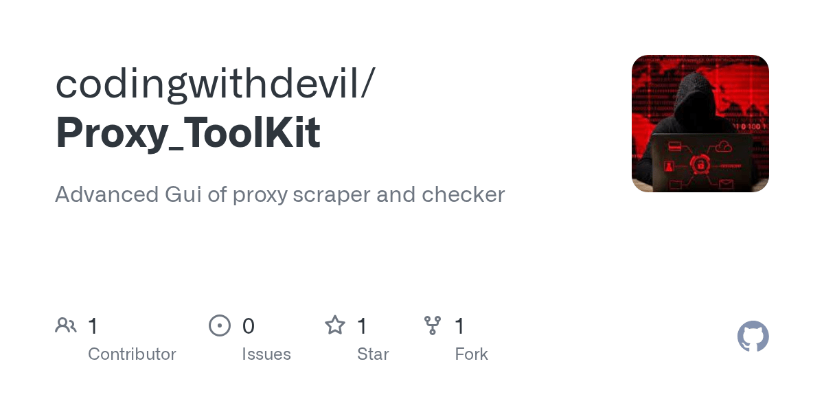 GitHub codingwithdevil/Proxy_ToolKit Advanced Gui of proxy scraper