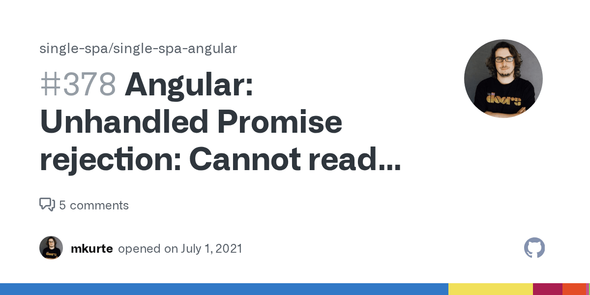 Angular Unhandled Promise rejection Cannot read property 'Symbol