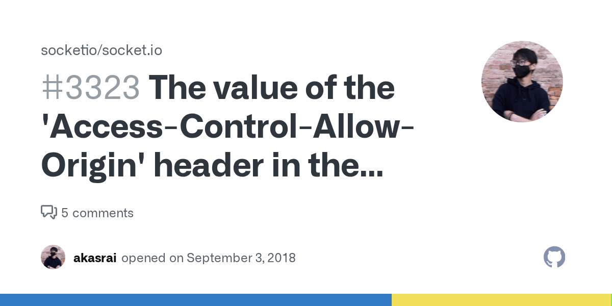 The value of the 'AccessControlAllowOrigin' header in the response
