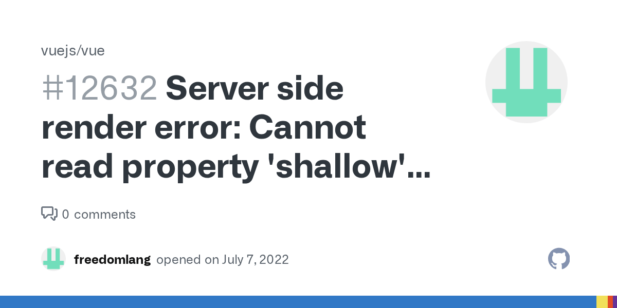 Server side render error Cannot read property 'shallow' of undefined