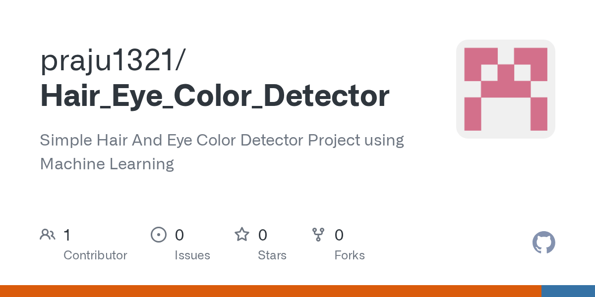 GitHub praju1321/Hair_Eye_Color_Detector Simple Hair And Eye Color Detector Project using