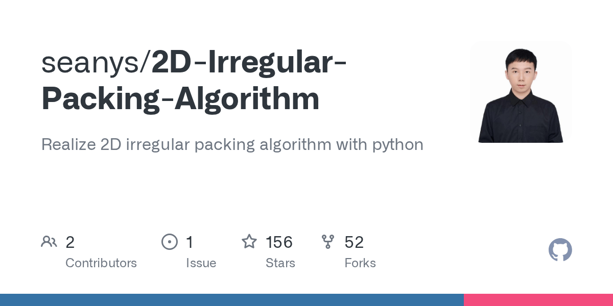 GitHub seanys/2DIrregularPackingAlgorithm Realize 2D irregular