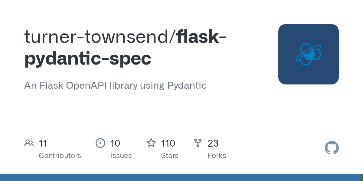 GitHub turnertownsend/flaskpydanticspec An Flask OpenAPI library