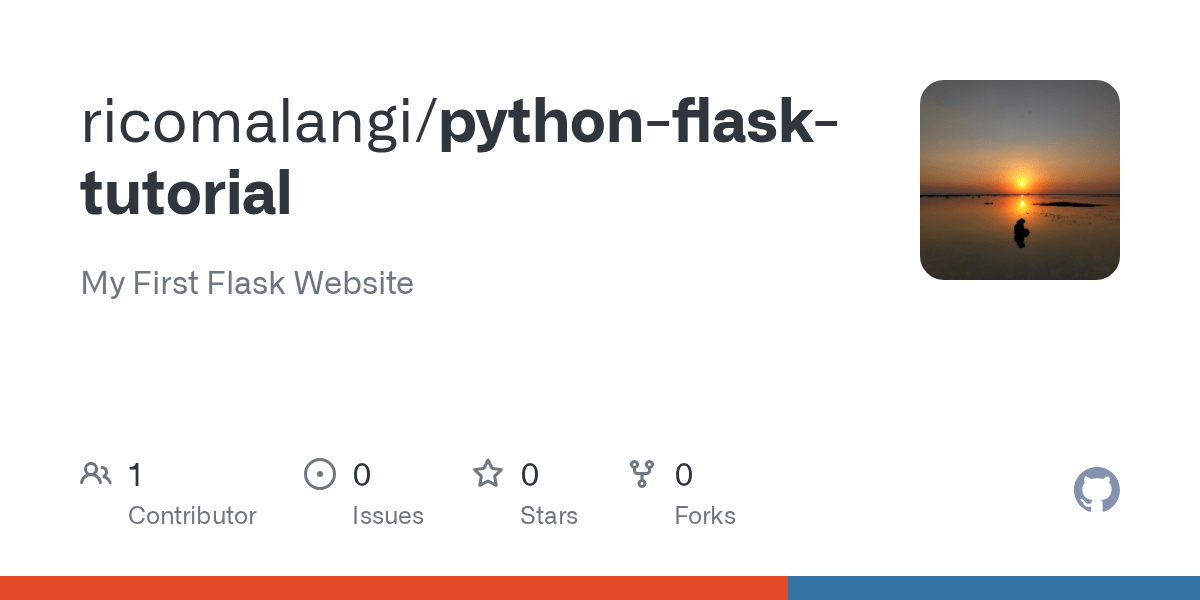 GitHub My First Flask site