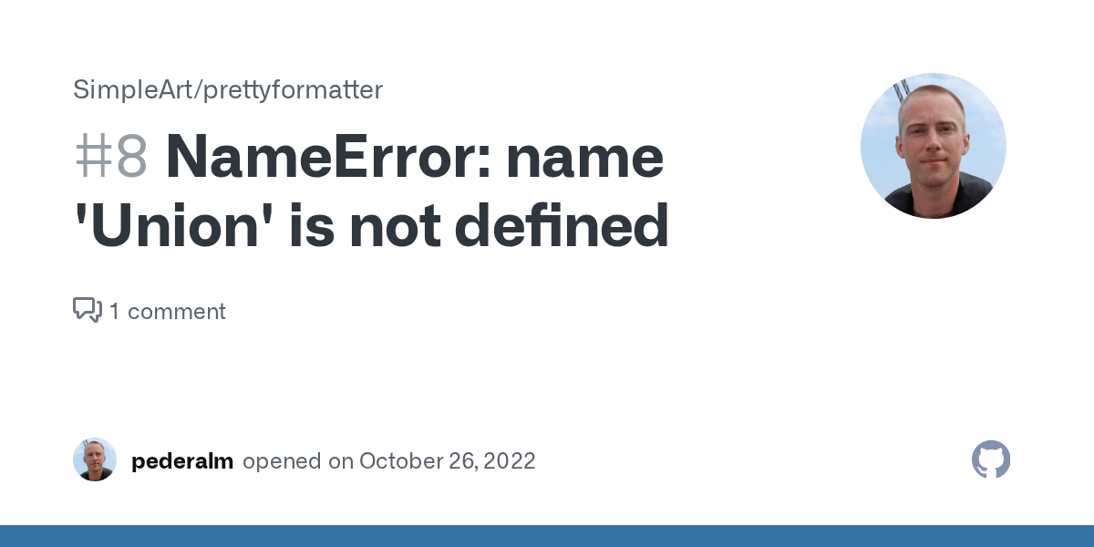 NameError name 'Union' is not defined · Issue 8 · SimpleArt