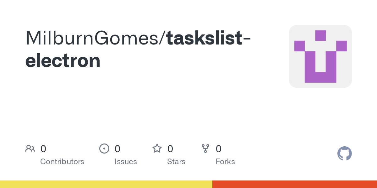 GitHub MilburnGomes/taskslistelectron