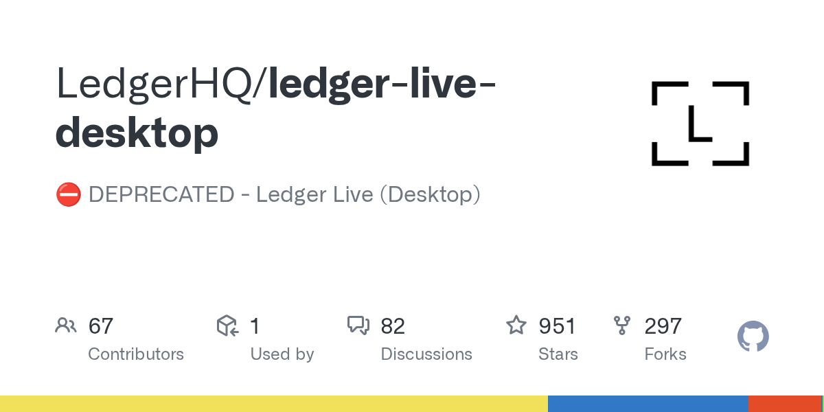 GitHub LedgerHQ/ledgerlivedesktop Ledger Live (Desktop)