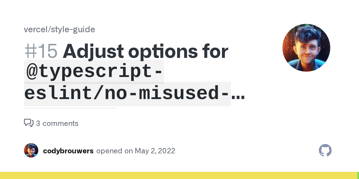 Adjust options for `typescripteslint/nomisusedpromises` to allow