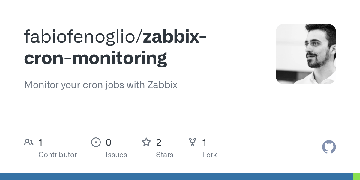 GitHub fabiofenoglio/zabbixcronmonitoring Monitor your cron jobs