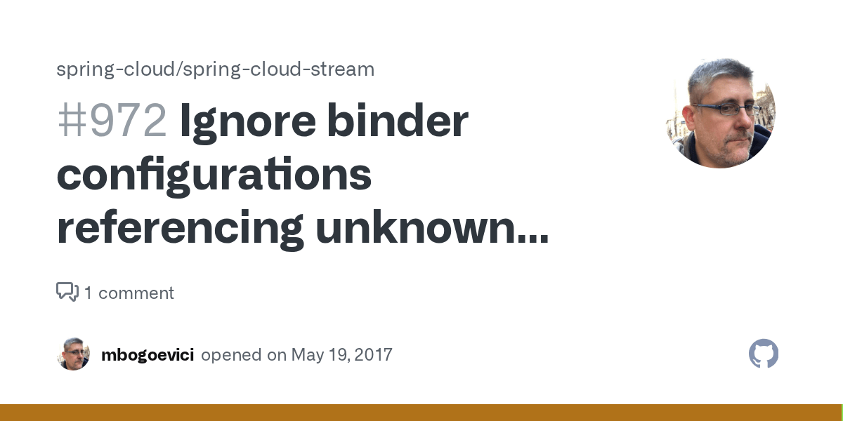 Ignore binder configurations referencing unknown binder types if they