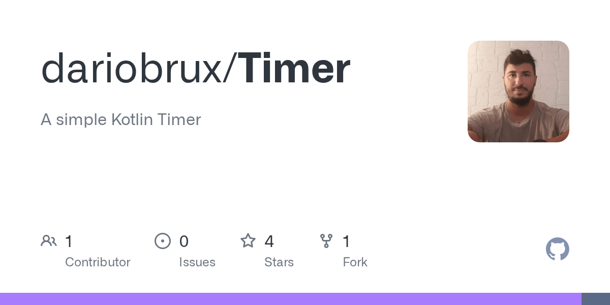 GitHub dariobrux/Timer A simple Kotlin Timer