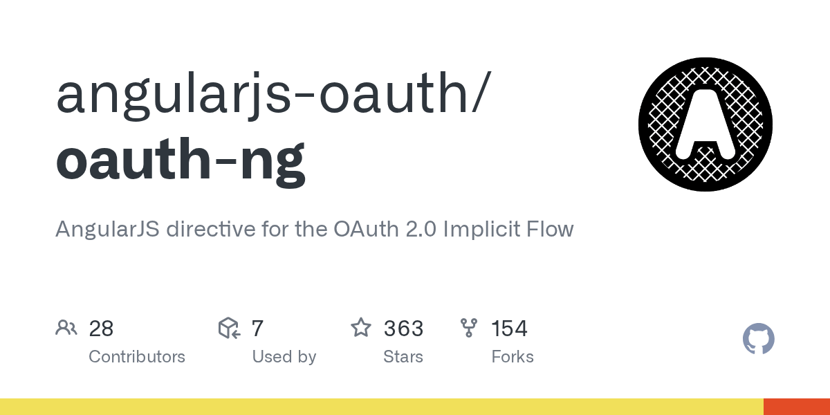 GitHub angularjsoauth/oauthng AngularJS directive for the OAuth 2.