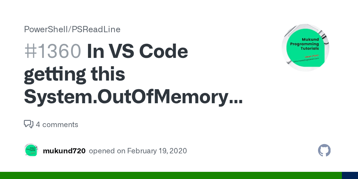 In VS Code getting this System.OutOfMemoryException Array dimensions