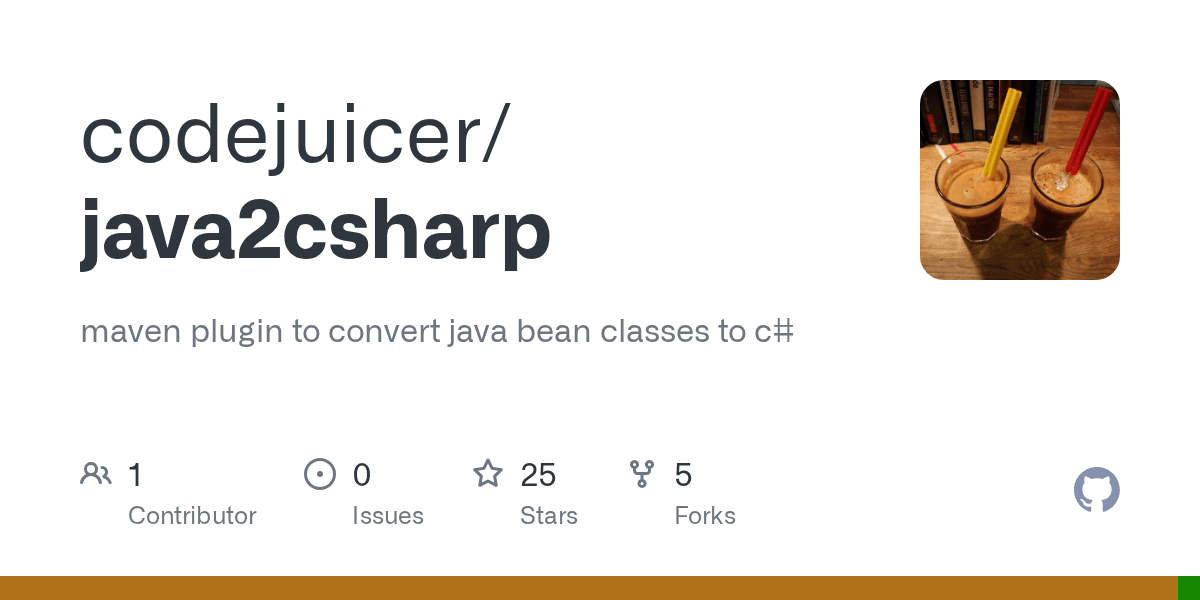 GitHub codejuicer/java2csharp maven plugin to convert java bean classes to c