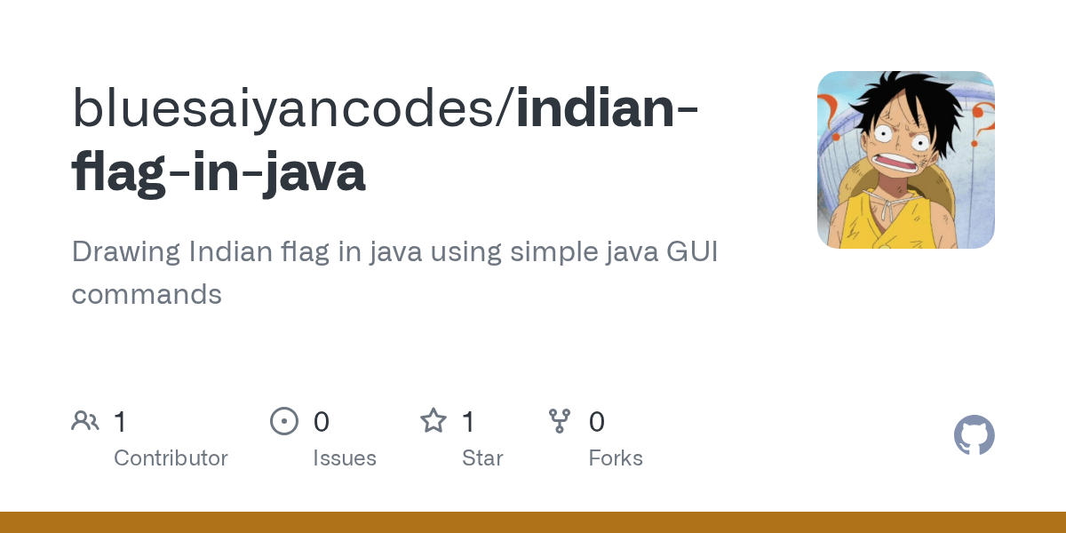 GitHub bluesaiyancodes/indianflaginjava Drawing Indian flag in