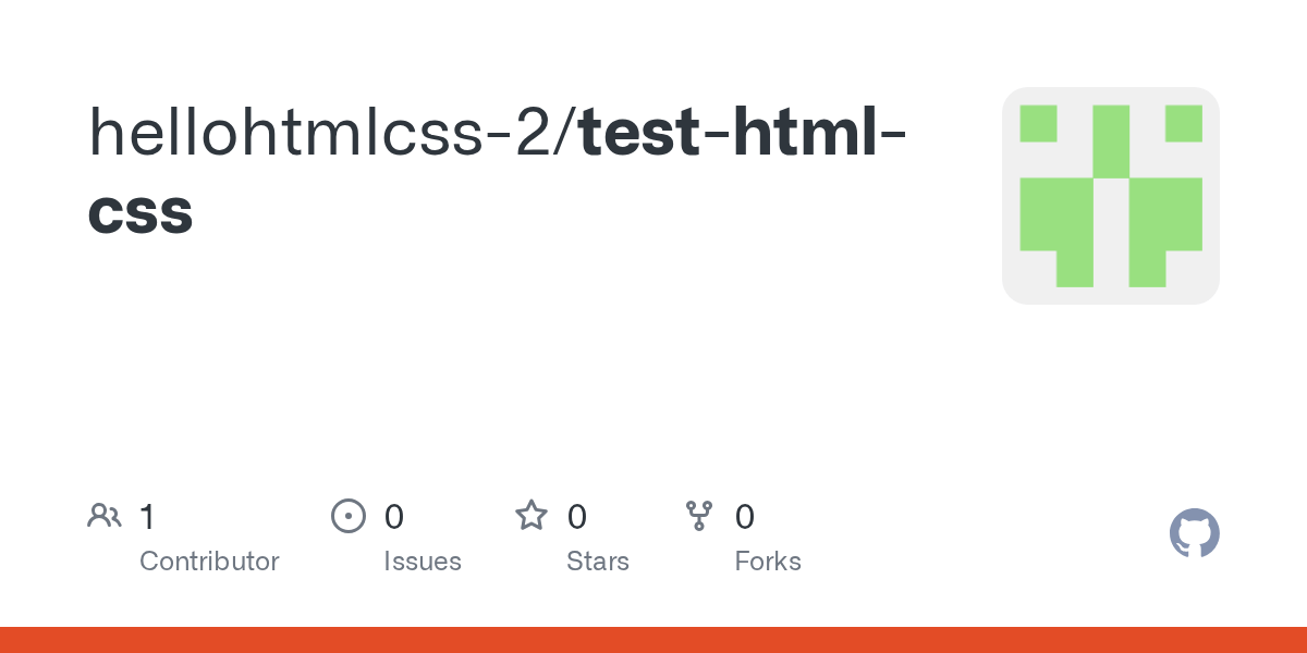 GitHub hellohtmlcss2/testhtmlcss