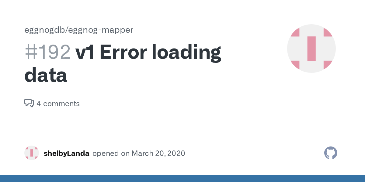 v1 Error loading data · Issue 192 · eggnogdb/eggnogmapper · GitHub