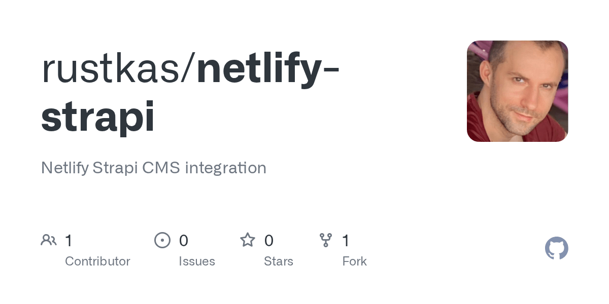 GitHub Netlify Strapi CMS integration