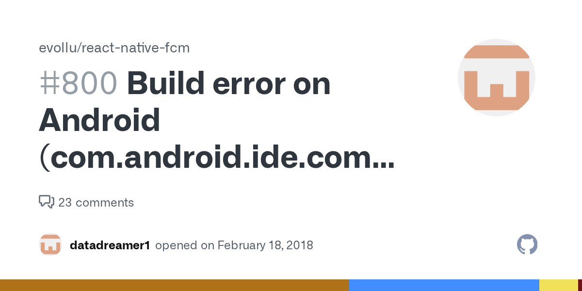 Build error on Android