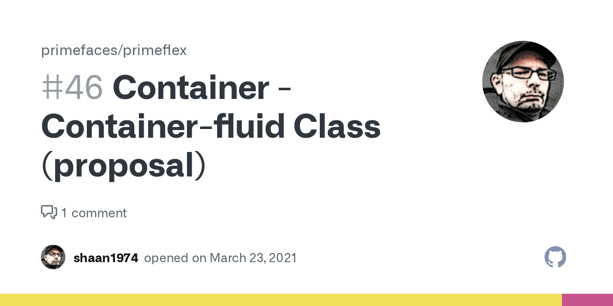 Container Containerfluid Class (proposal) · Issue 46 · primefaces