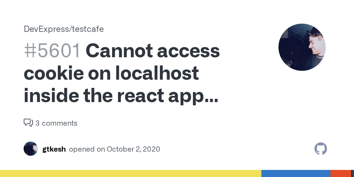 Cannot access cookie on localhost inside the react app running within