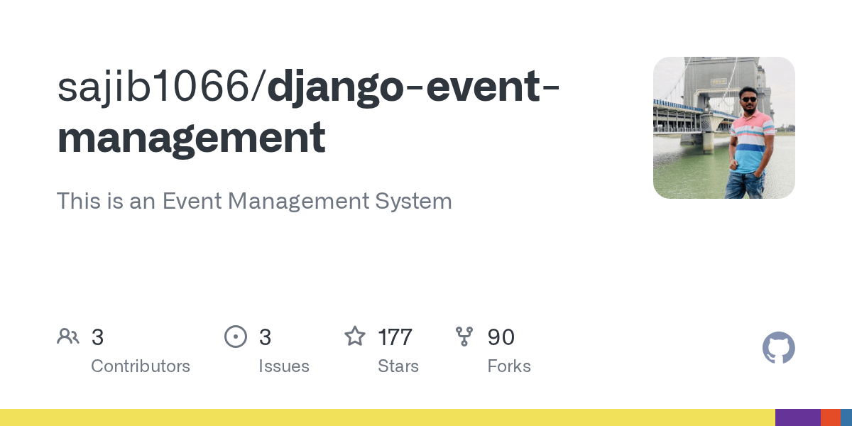 djangoeventmanagement/dashboard.html at master · sajib1066/django