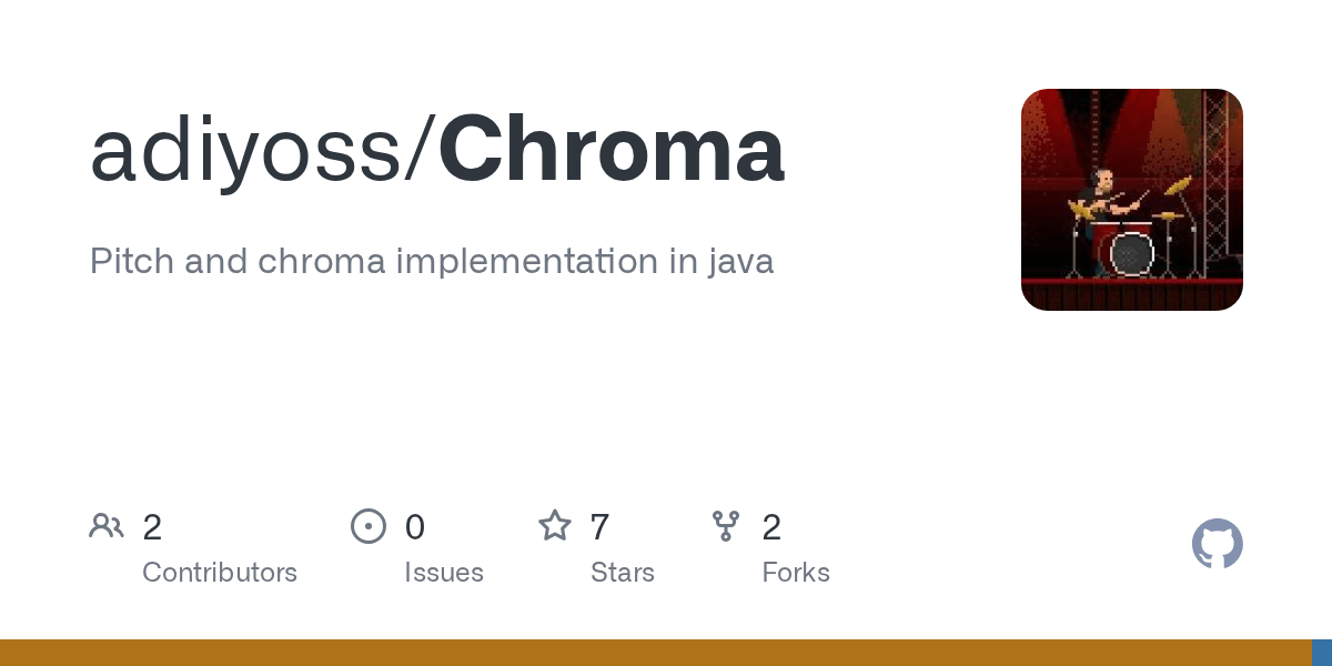 GitHub adiyoss/Chroma Pitch and chroma implementation in java
