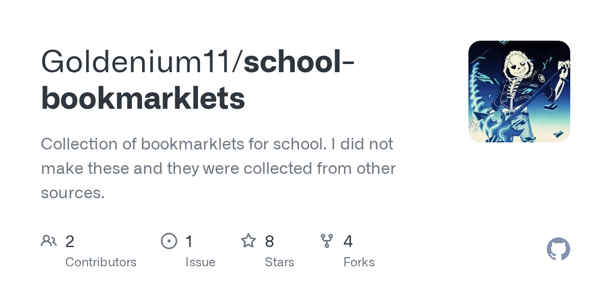 GitHub Goldenium11/schoolbookmarklets Collection of bookmarklets