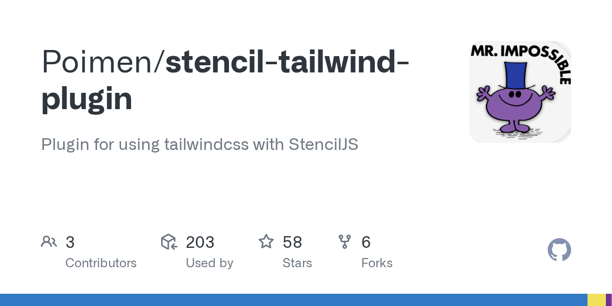 GitHub Poimen/stenciltailwindplugin Plugin for using tailwindcss