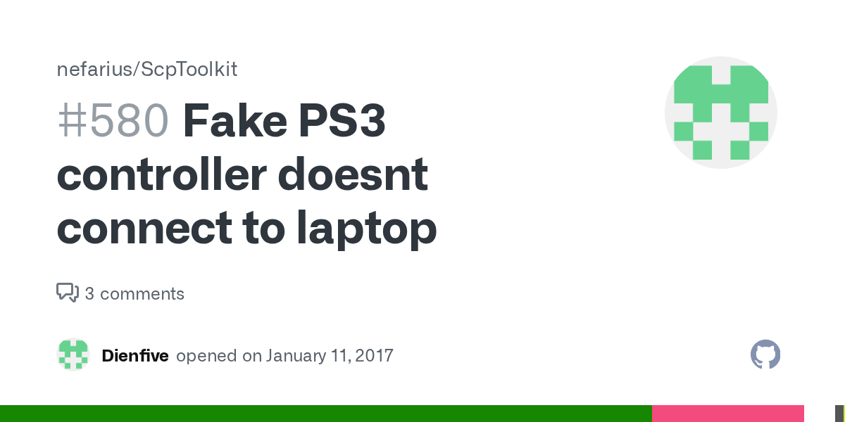 Fake PS3 controller doesnt connect to laptop · Issue 580 · nefarius