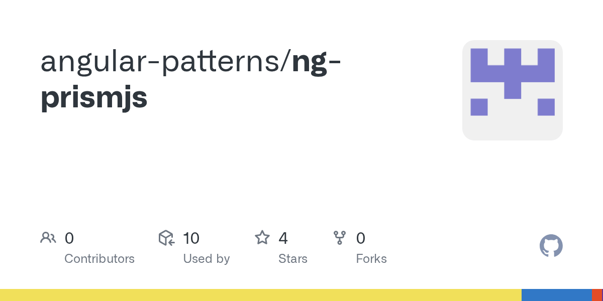 GitHub angularpatterns/ngprismjs