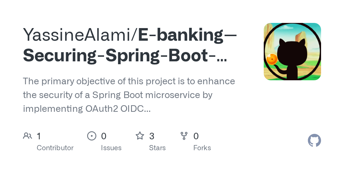 GitHub YassineAlami/EbankingSecuringSpringBootBackEnd