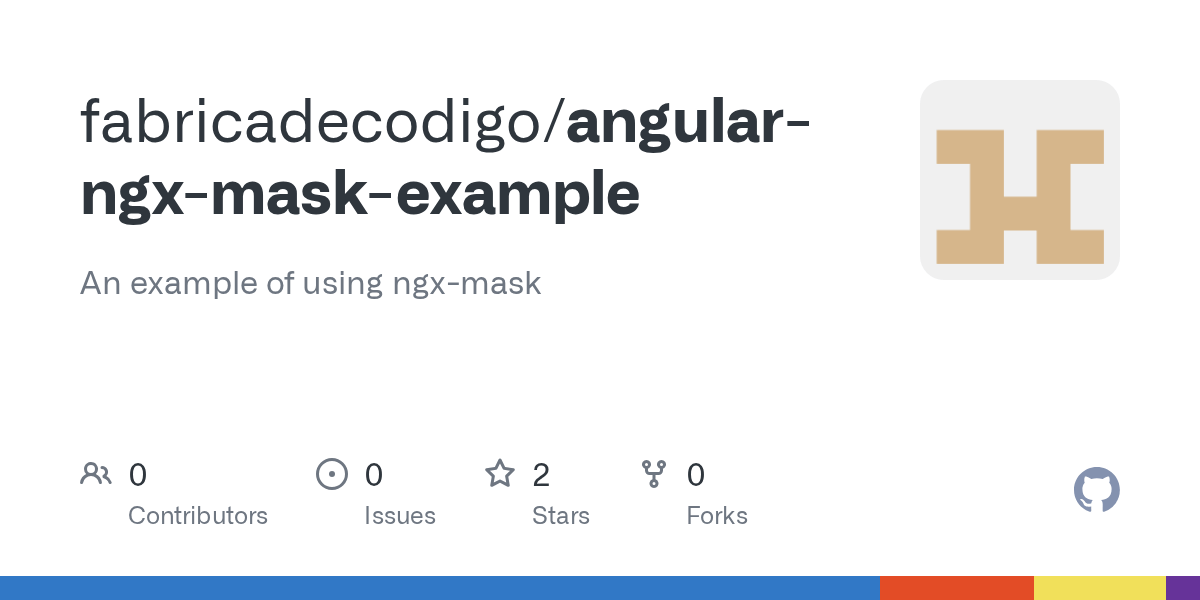 GitHub fabricadecodigo/angularngxmaskexample An example of using