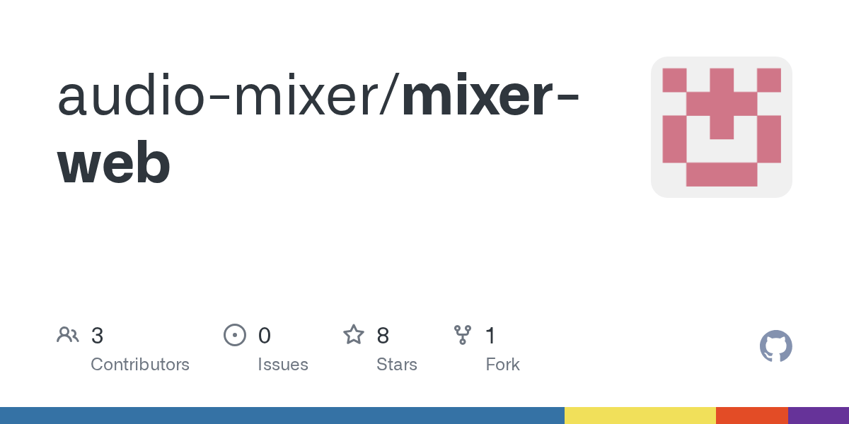 GitHub audiomixer/mixerweb
