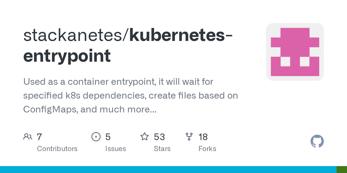 GitHub Used as a container