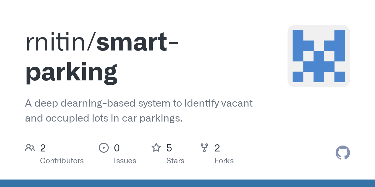 GitHub rnitin/smartparking A deep dearningbased system to identify