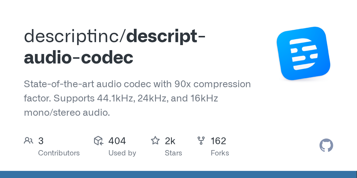 descriptaudiocodec/setup.py at main · descriptinc/descriptaudio