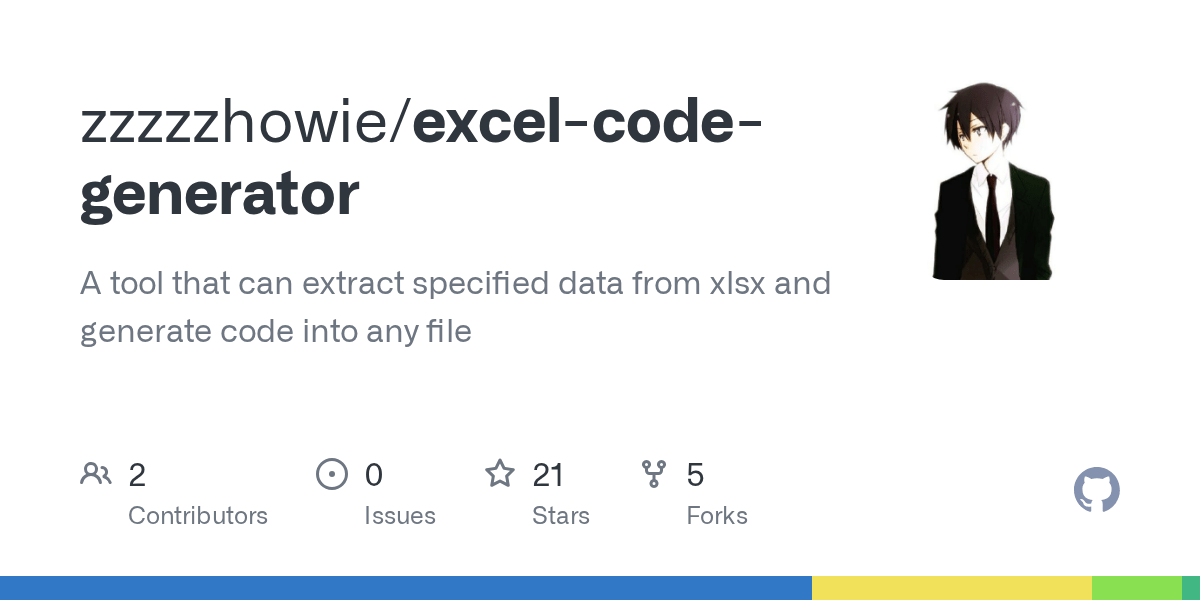 GitHub yeyan1996/excelcodegenerator extract specified data from