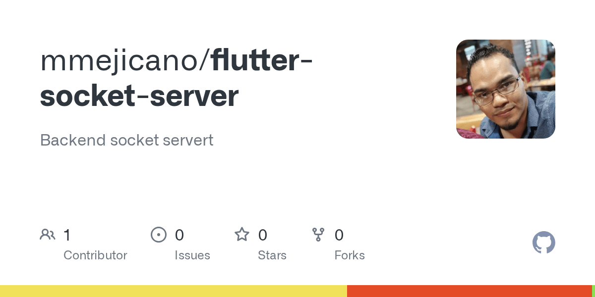 GitHub mmejicano/fluttersocketserver Backend socket servert
